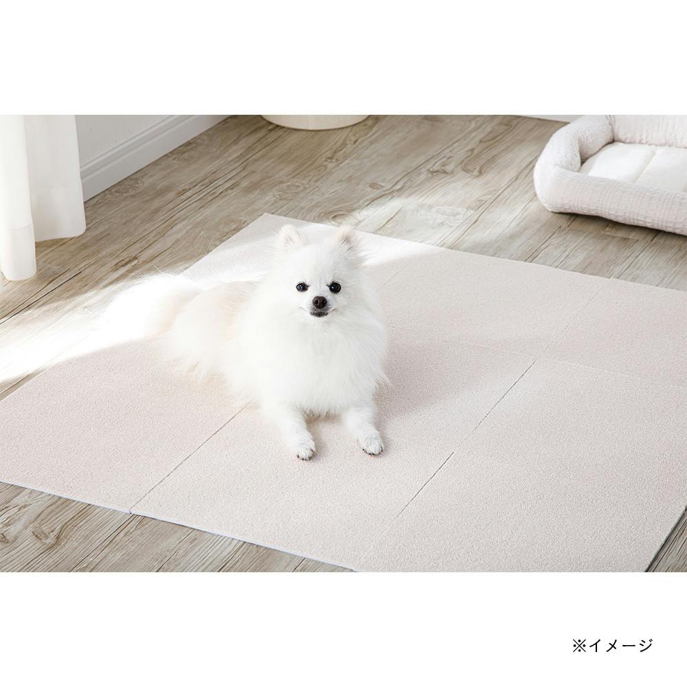 菌や臭いを防ぐ洗える吸着マット&pet アイボリー 9枚組 30×30cm 菌や臭いを防ぐ洗える吸着マット&pet アイボリー 9枚組 30×30cm