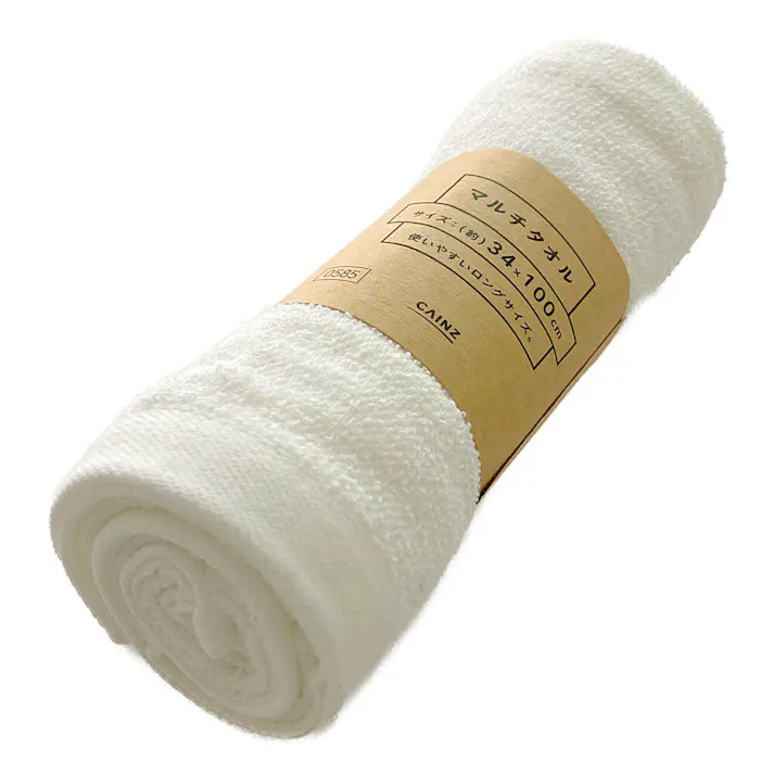 カインズ マルチタオル 34×100cm ホワイト