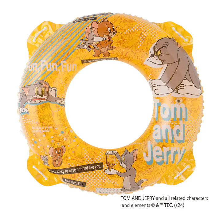 カインズ ワーナー うきわ トムとジェリー イエロー 直径(約)70cm