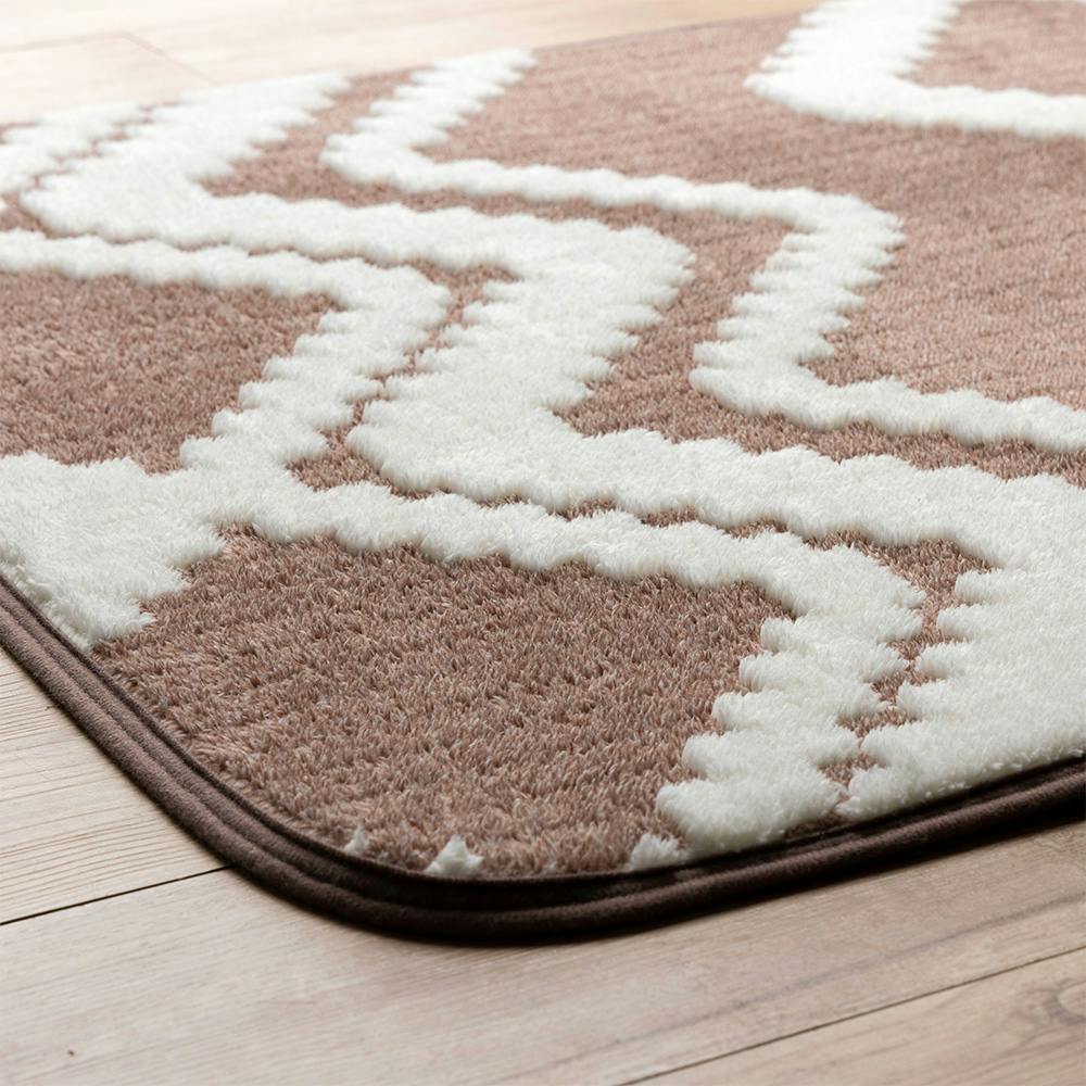 ウールラグ 約144cm x 66cm ウールラグ 約144cm x 66cm