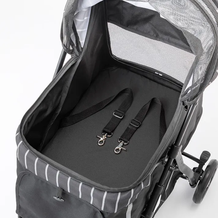 ペット用カート3輪ストライプ