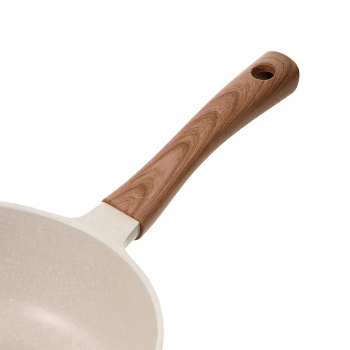 ガス火専用 ストーンマーブルフライパン 26cm 鍋型