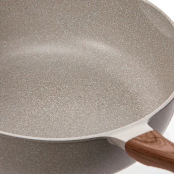 ガス火専用 ストーンマーブルフライパン 26cm 鍋型