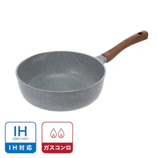 IH対応 ストーンマーブルフライパン 26cm鍋型