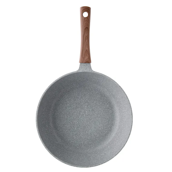IH対応 ストーンマーブルフライパン 28cm深型
