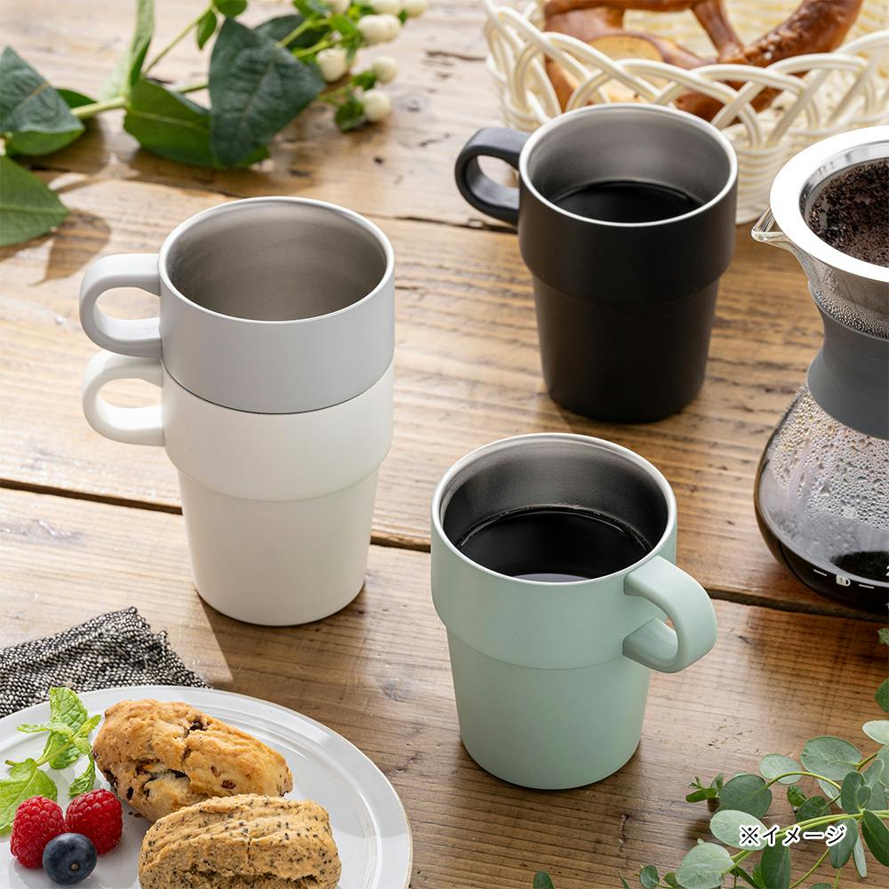 230ml スタッキングマグカップ チタン製 6個セット 230ml スタッキングマグカップ チタン製 6個セット チタン製