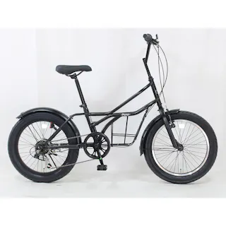 【自転車】小径車 Pump パンプ 20型 外装6段 ブラック