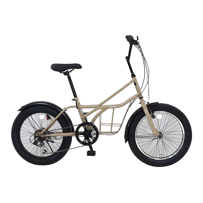 【自転車】小径車 Pump パンプ 20型 外装6段 ベージュ