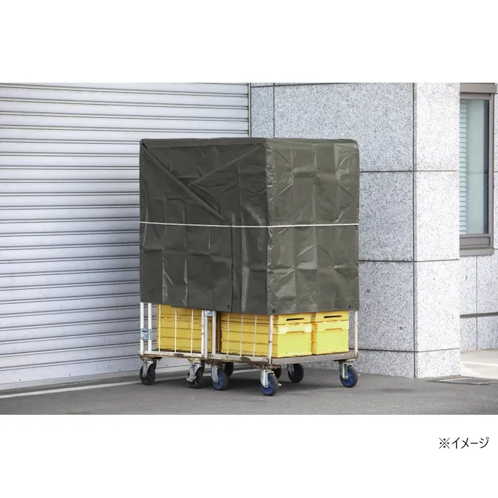 カインズ 耐候剤入り グリーンシート #3000 厚手 5.4m 5.4m 約18畳 ハトメ付き