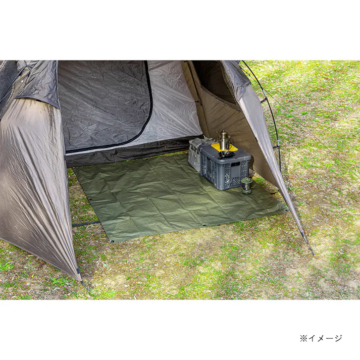 カインズ 多用途カラーシート matty マットグレー 1.8m 2.7m 約3畳 ハトメ付き