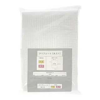 カインズ クリアシート 糸入り クリア 1.8m 2.7m 約3畳 ハトメ付き