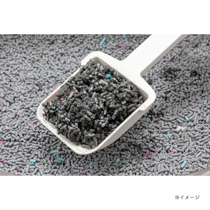 猫砂 Pet’sOne 炭入り 強力消臭 固まる猫砂 7L 消臭 抗菌 大容量 飛び散り防止 不燃