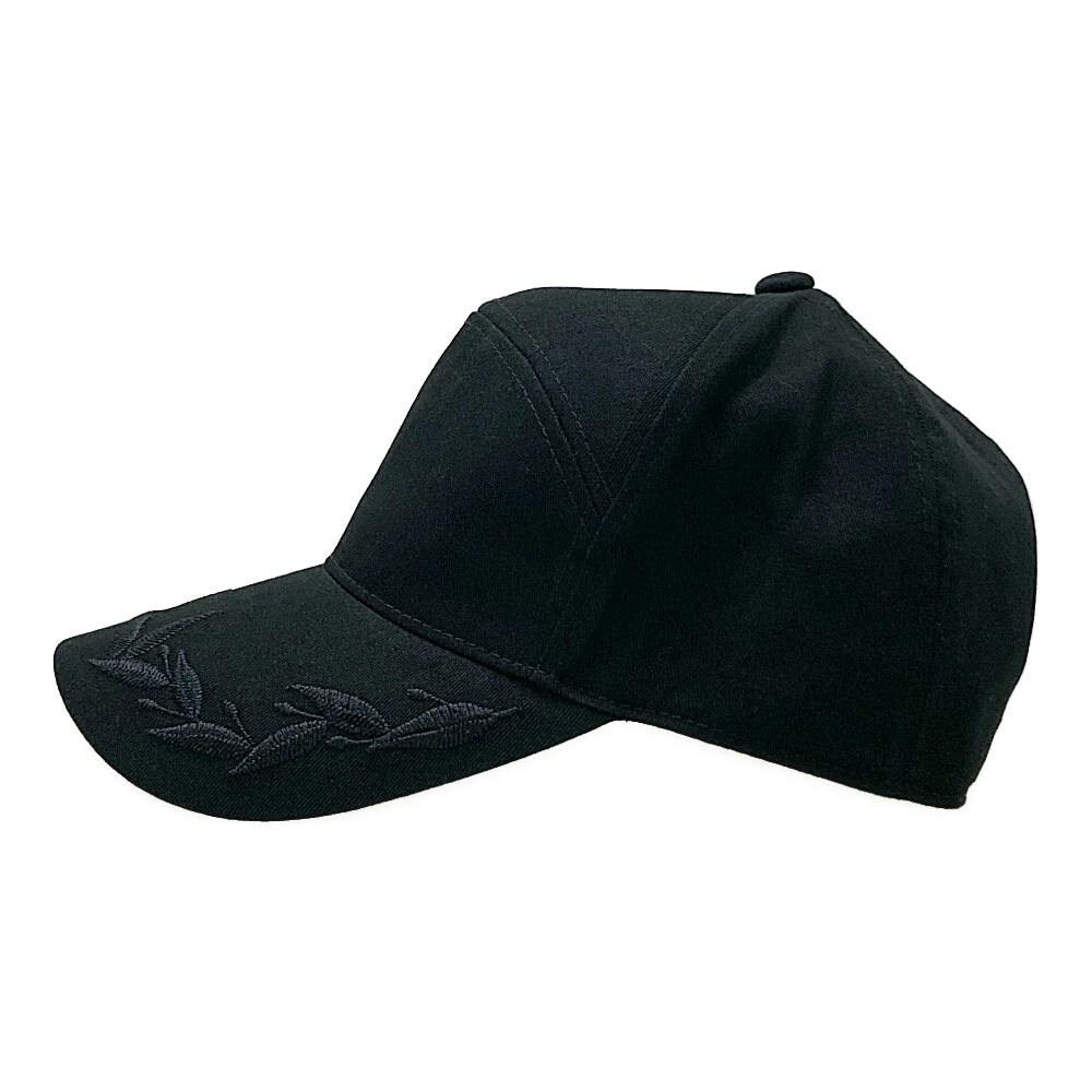 カインズ ツバ刺繍アポロキャップ ブラック | 作業着・作業服・安全靴