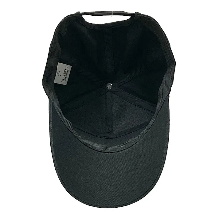 カインズ ツバ刺繍アポロキャップ ブラック