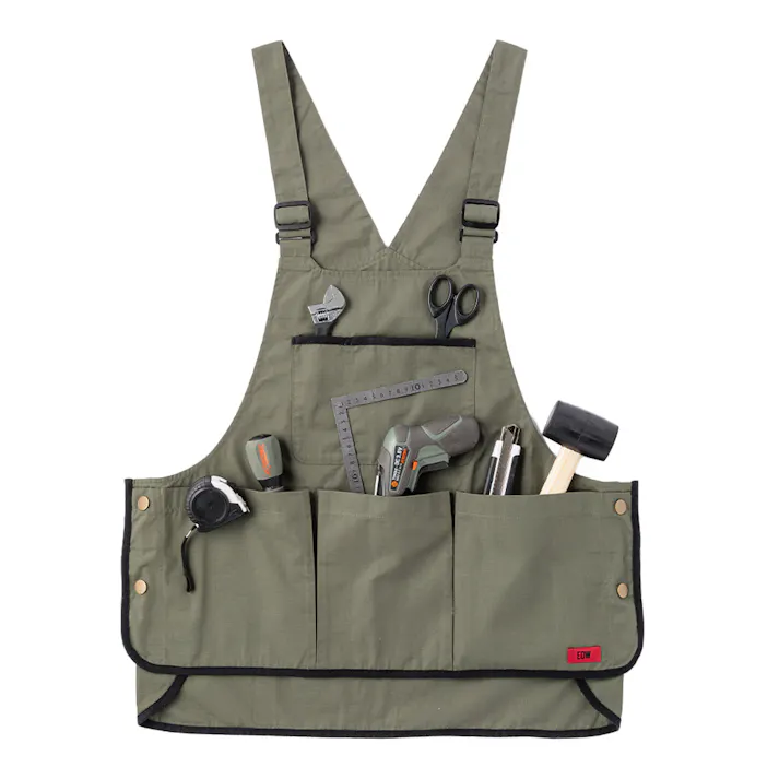 カインズ EDWワークエプロンベスト カーキ