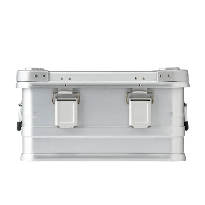 カインズ アルミコンテナボックス S シルバー 横42cm 奥行32cm 高さ23cm