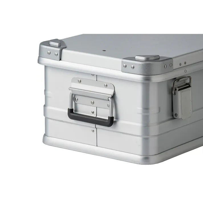 カインズ アルミコンテナボックス S シルバー 横42cm 奥行32cm 高さ23cm