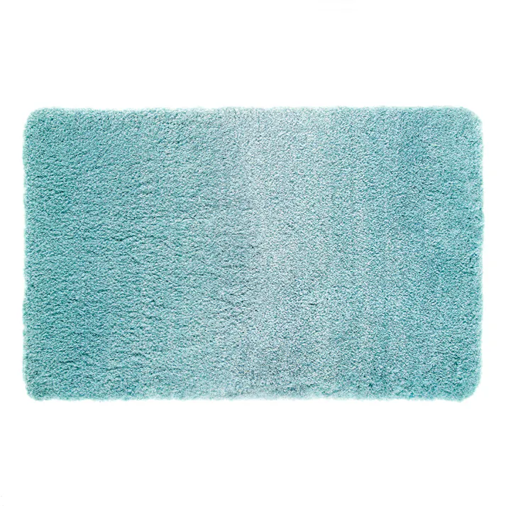洗える玄関マット シャギー ミントグリーン 50×80cm