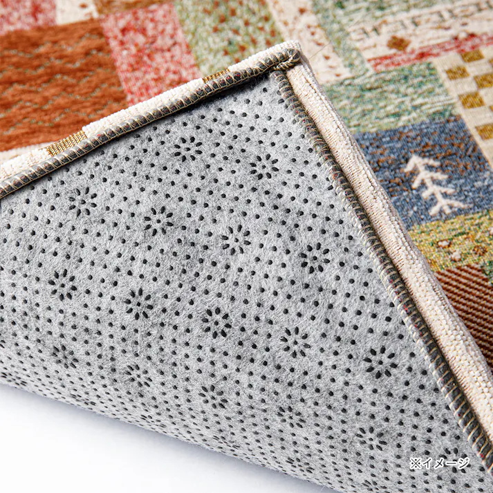 洗えるゴブラン織り玄関マット ギャベ 50×80cm