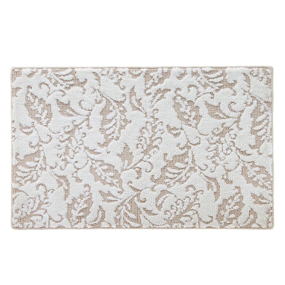 洗える丸編み玄関マット リーフ 50×80cm 玄関マット 洗える丸編み玄関マット リーフ 50×80cm 玄関マット