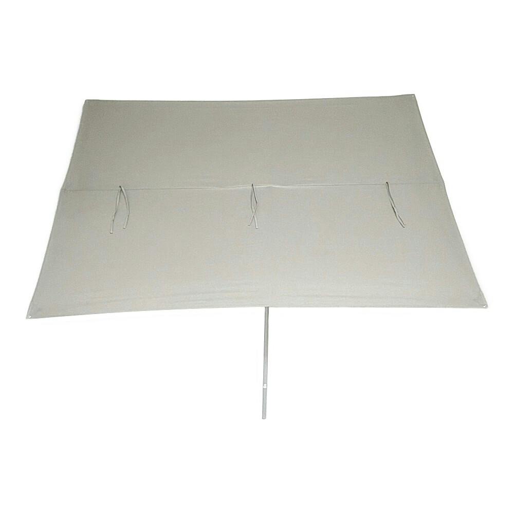 スクエアオーニングパラソル 2.1m ベージュ (約)幅212×奥行150×高さ203cm