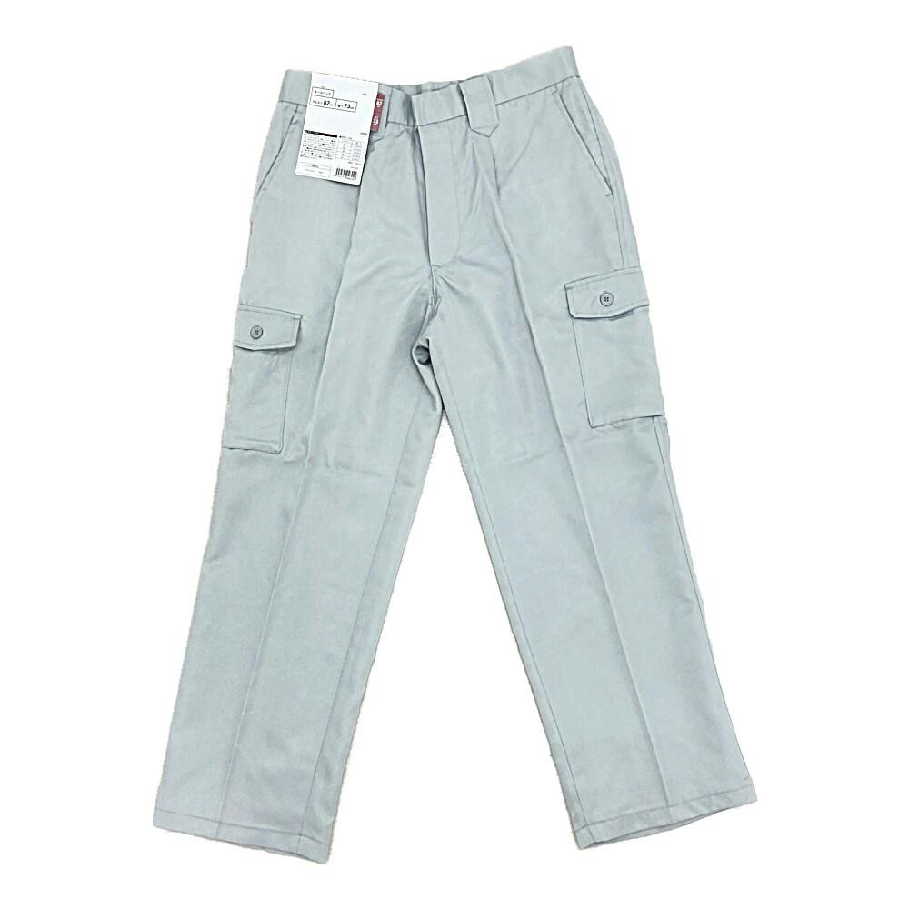 HDW100カーゴパンツ グレー ウエスト82cm 股下73cm 作業ズボン・スラックス