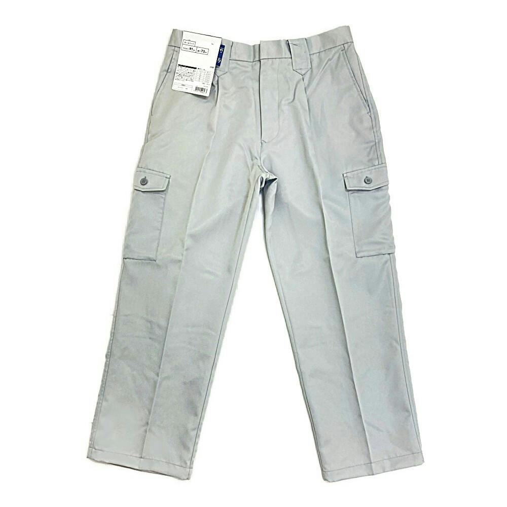 HDW100 カーゴパンツ グレー ウエスト91cm 股下73cm 作業ズボン・スラックス