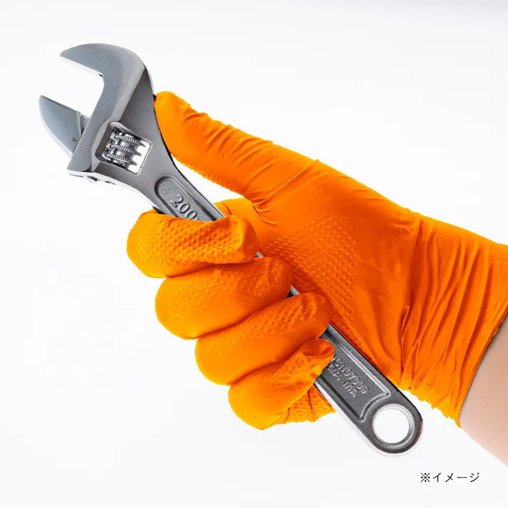 カインズ メカニカルグローブ 50枚入り TG50D オレンジ M