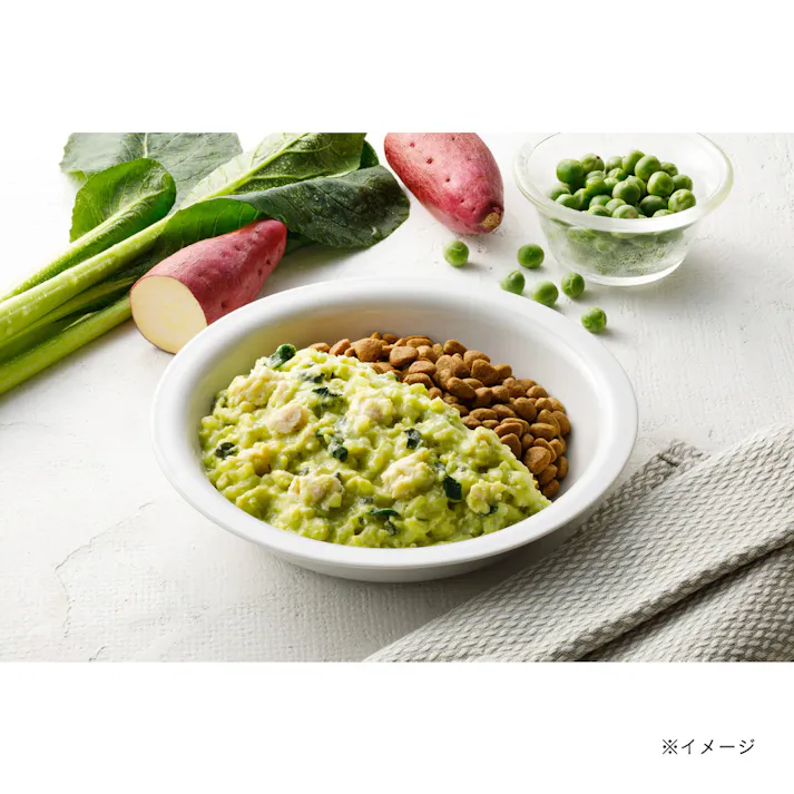 (冷凍)スマイリア 一緒に食べられる 鶏肉とグリンピースの仲良しごはん 10個入【別送品】