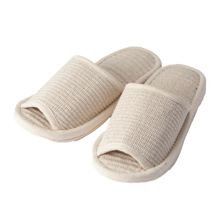 ふんわりコットンスリッパ 24~26cm アイボリー