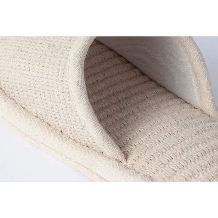 ふんわりコットンスリッパ 24~26cm アイボリー