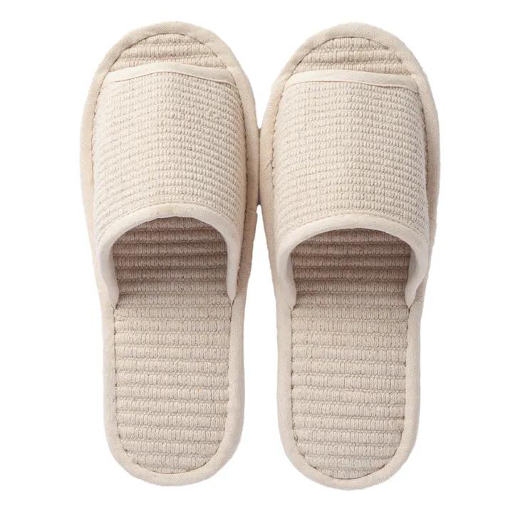 ふんわりコットンスリッパ 28~30cm アイボリー