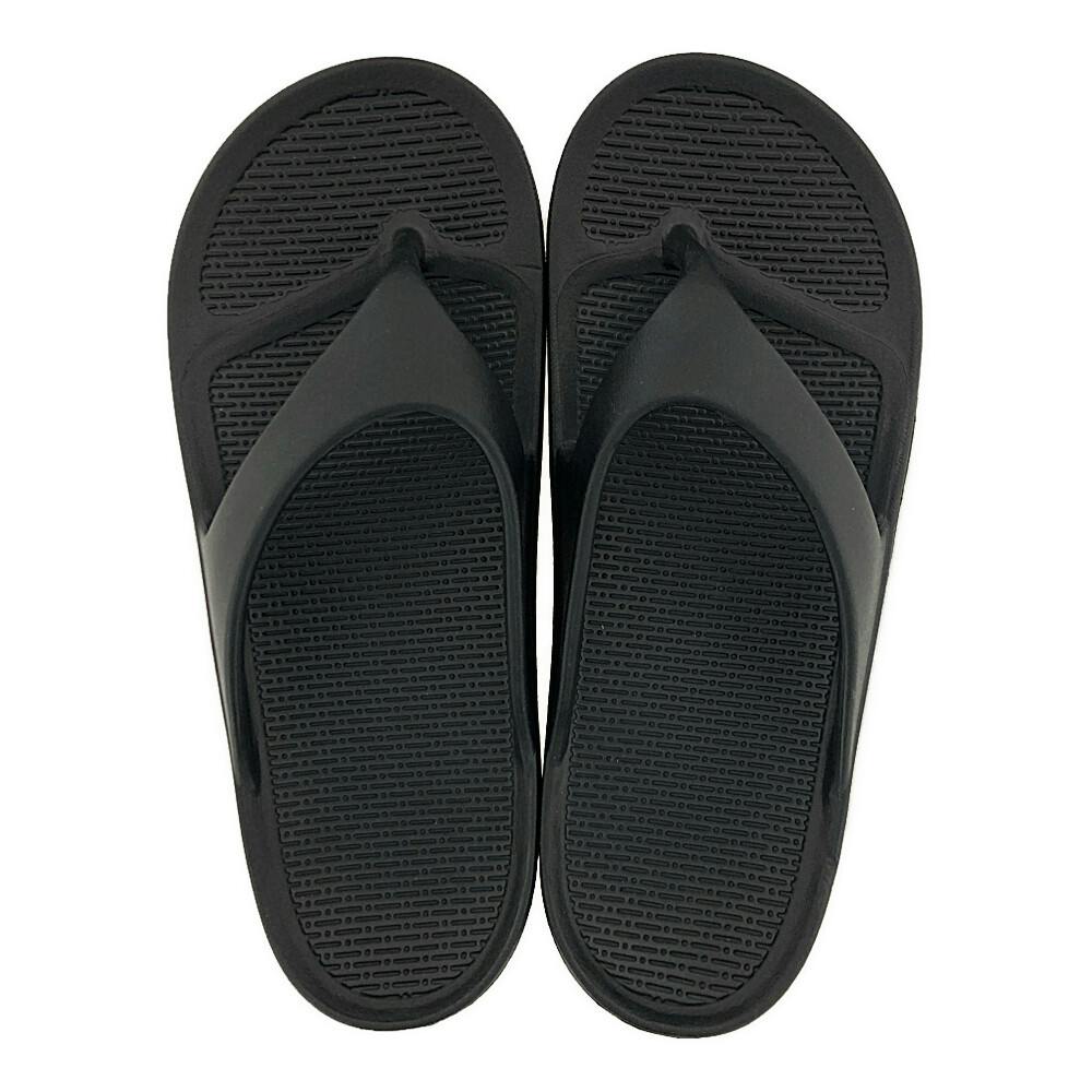 ブラック リカバリーサンダル リカバリーサポートサンダル 鼻緒ブラック 26～27cm | 靴