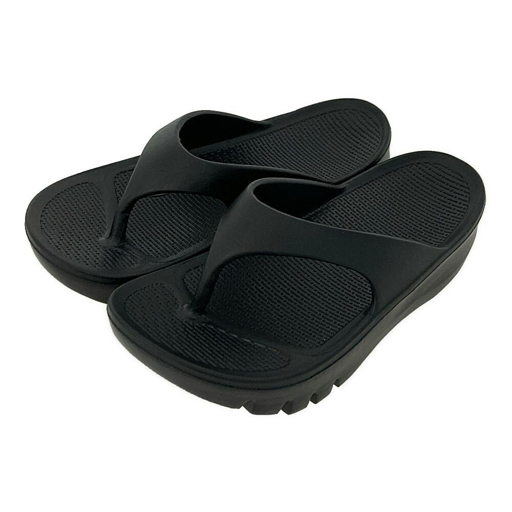 リカバリーサポートサンダル 鼻緒ブラック 23～24cm | 靴・シューズ