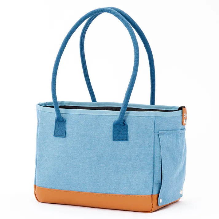 ペット用ショルダーキャリー デニム調