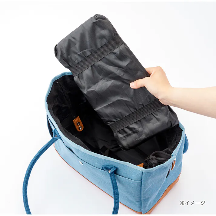 ペット用ショルダーキャリー デニム調
