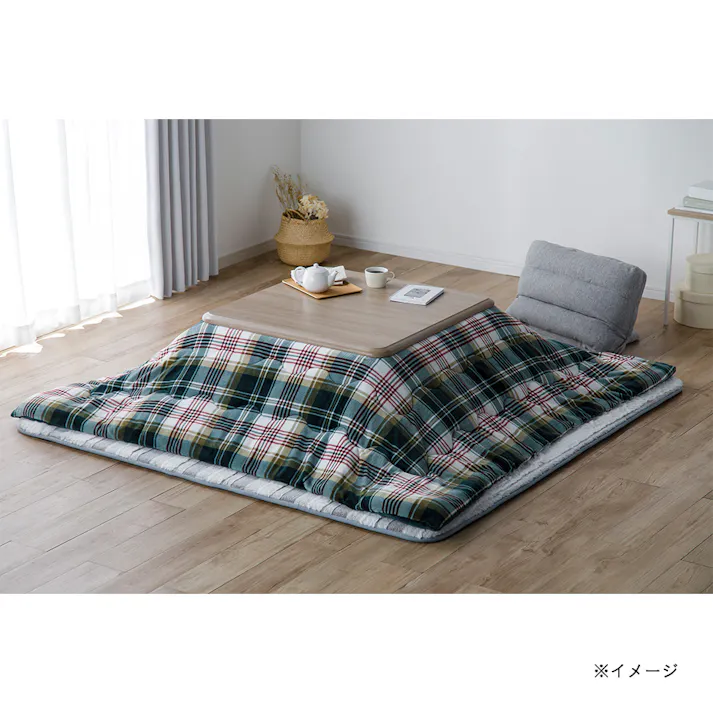 カインズ こたつ掛ふとん Yel・エールグリーン 長方形 幅190cm 奥行240cm 洗濯可能 こたつ掛布団