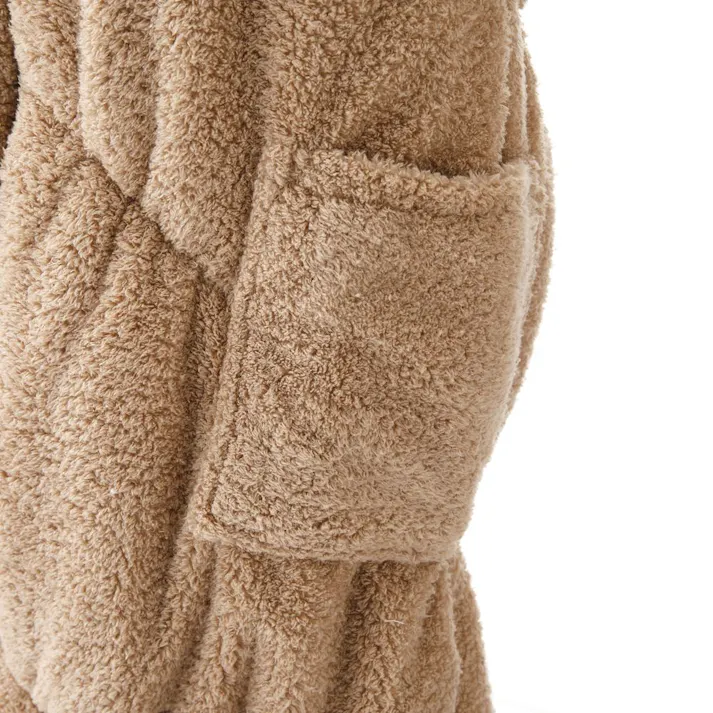 羽織れるあったかロールクッション BIG モカ