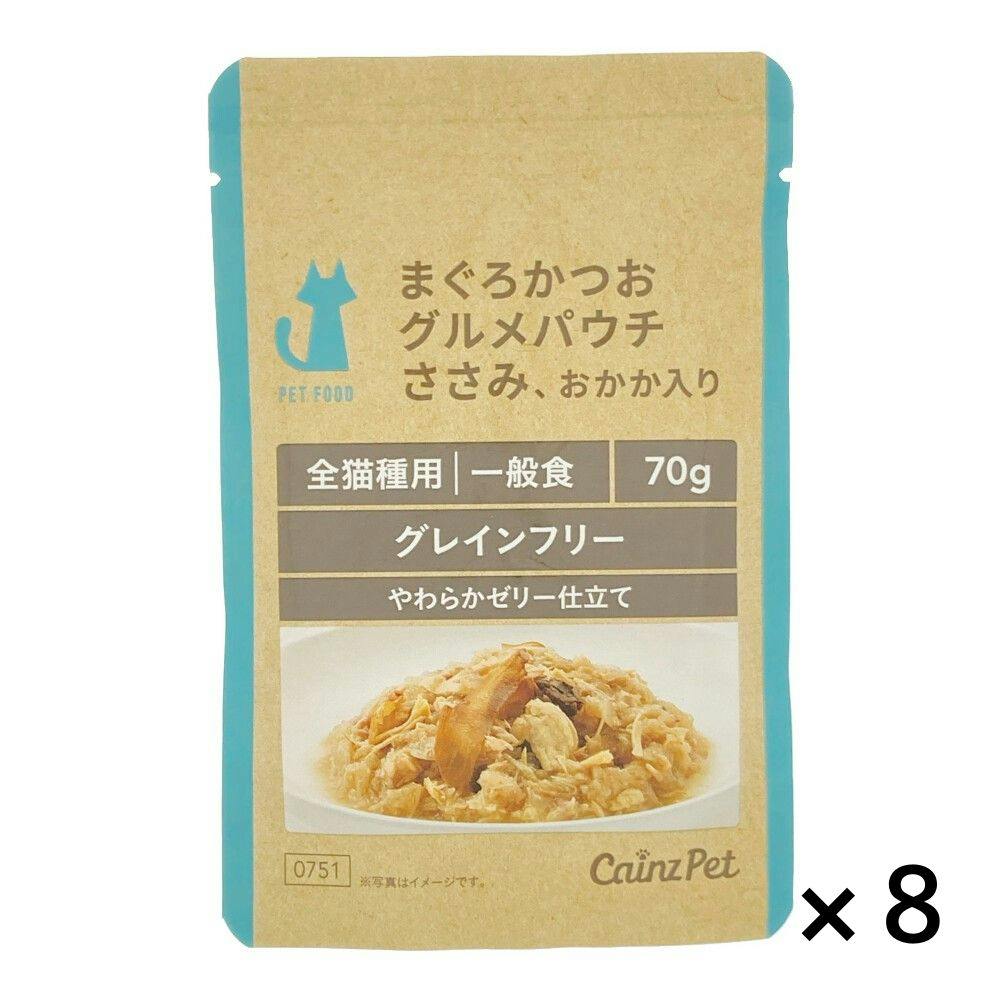 ケース販売】まぐろかつお グルメパウチ ささみ・おかか入り