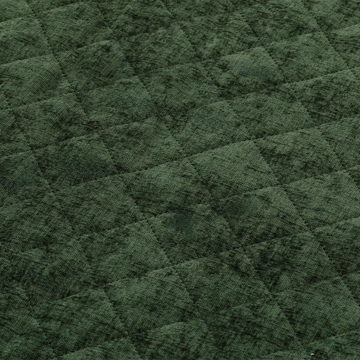 三層 ロングフロアクッション ブルー/グリーン