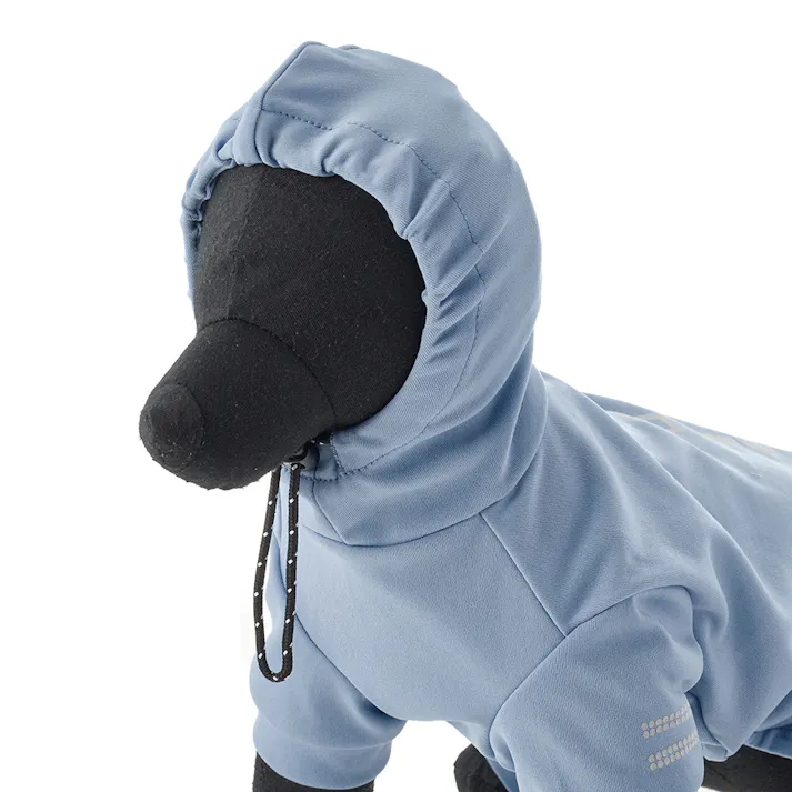 【送料無料】不快害虫から愛犬を守るペットスーツ ブルー Mサイズ ペット服(犬の服)