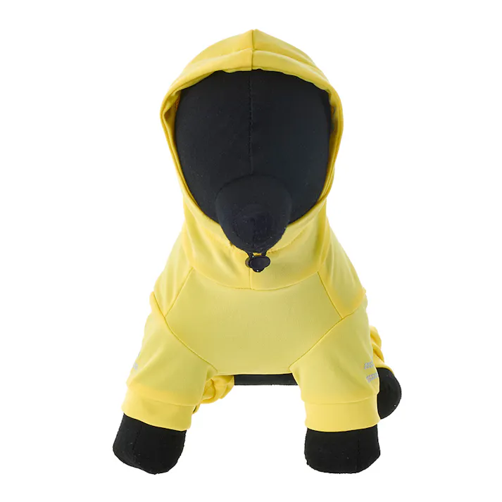 【送料無料】不快害虫から愛犬を守るペットスーツ イエロー Sサイズ ペット服(犬の服)