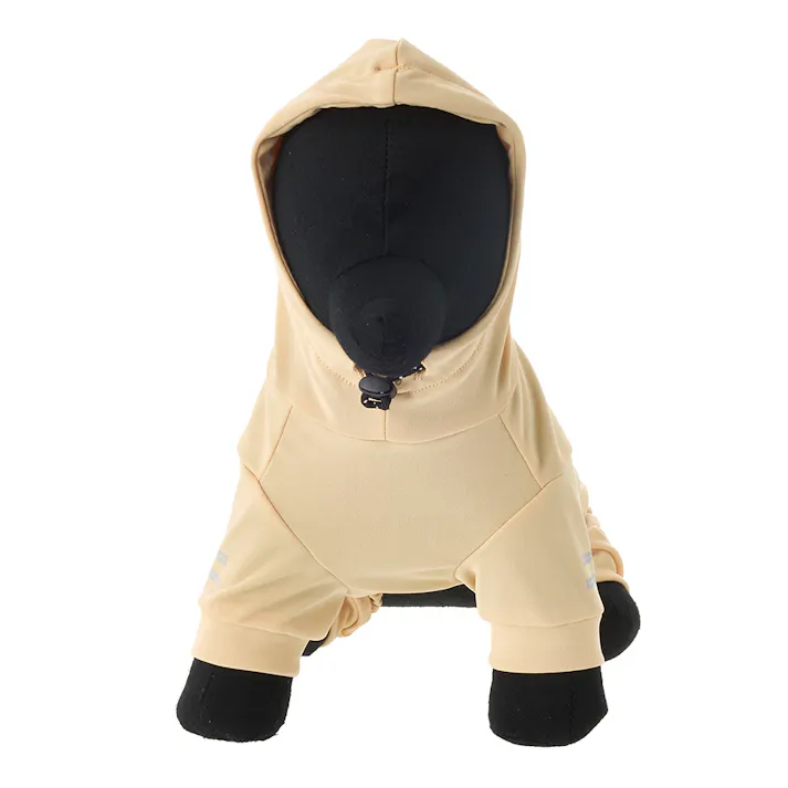 【送料無料】不快害虫から愛犬を守るペットスーツ オレンジ SSサイズ ペット服(犬の服)