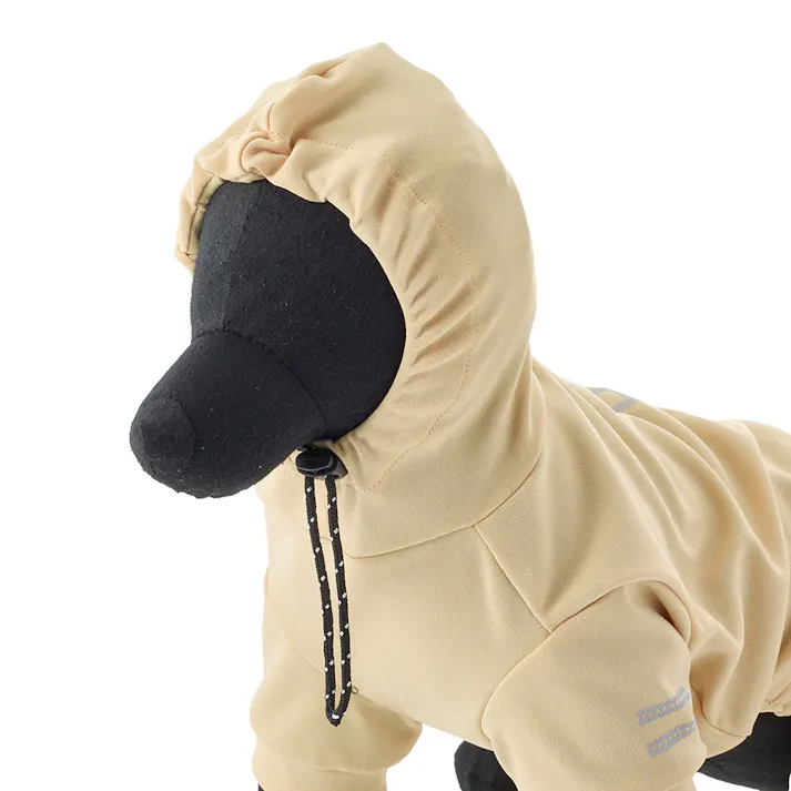 【送料無料】不快害虫から愛犬を守るペットスーツ オレンジ Mサイズ ペット服(犬の服)