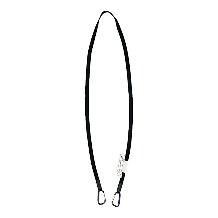 カインズ バンジーゴム 平ゴム・カラビナ ブラック 17mm×200cm