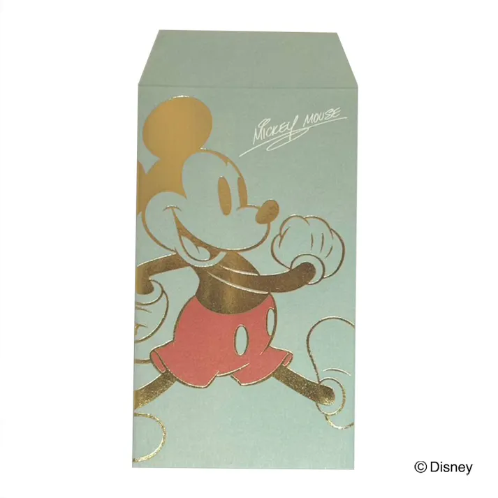 カインズ 五型ポチ袋 伊予和紙 ミッキーマウス 箔 3枚入