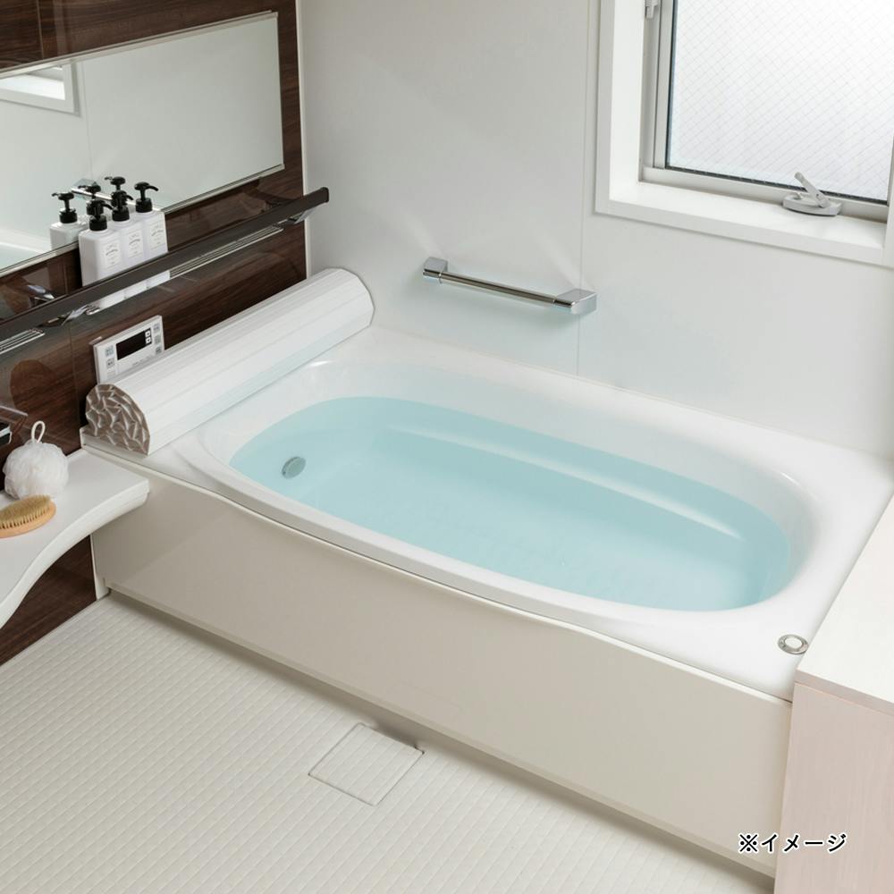 ミゾが少なくお掃除しやすい波型風呂フタ W16 ホワイト 80cm×160cm