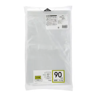 ゴミ袋 90L 透明 厚口 10枚入り VG90-40