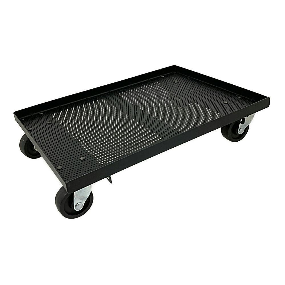 カインズ スチールコンテナ台車 ブラック | 運搬 通販