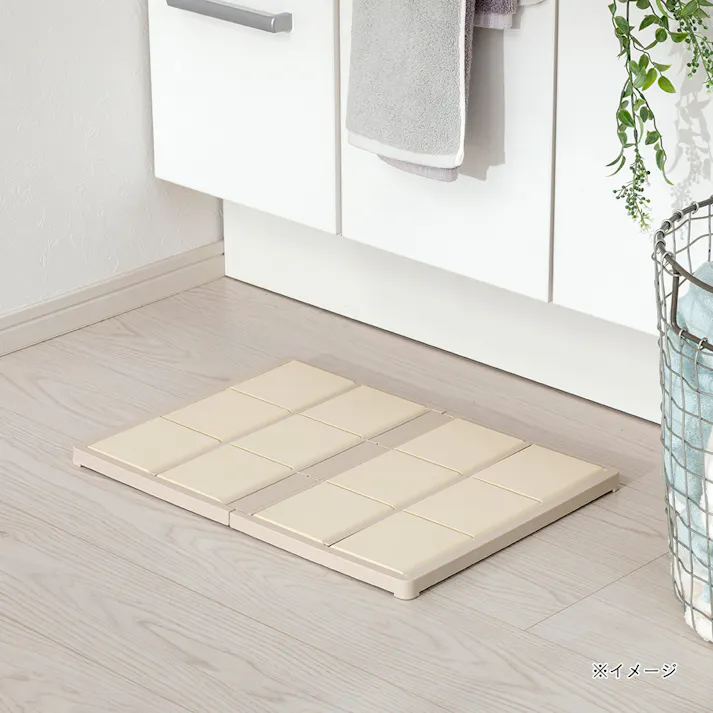 立てて干せる多孔質セラミックタイルバスマット